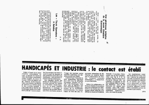 Handicap et industrie exposition